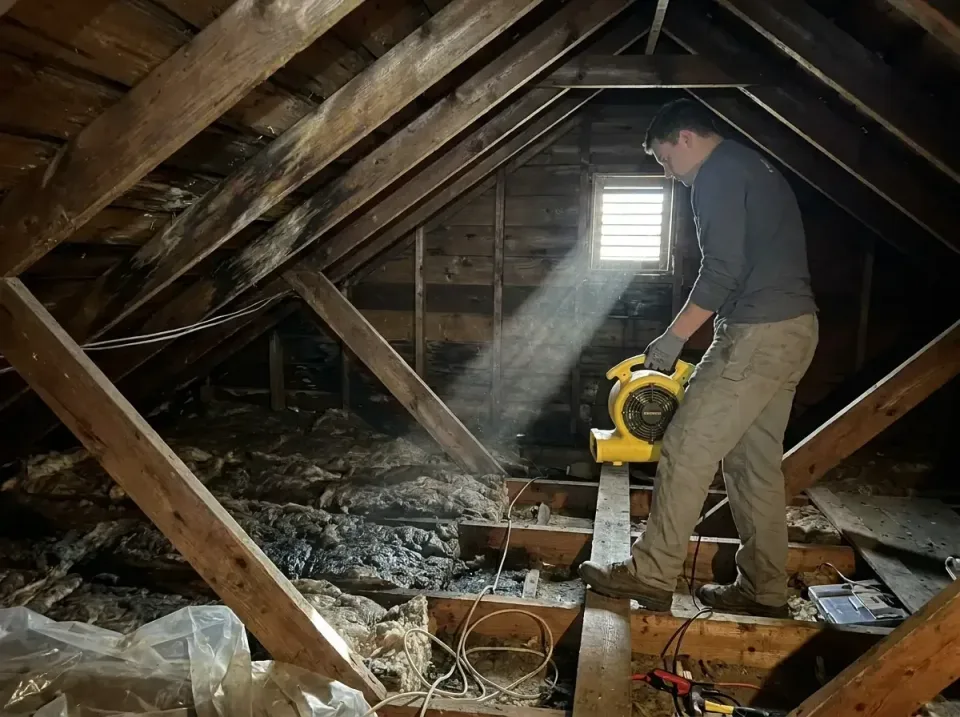 attic-water-damage-drying-proc-007 — frequently asked questions, Emergency Water Extraction & 24/7 Flood Response in Mystic…